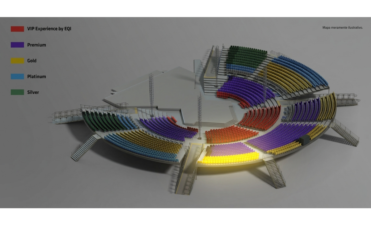 Mapa de Assentos Cirque du Soleil Alegria